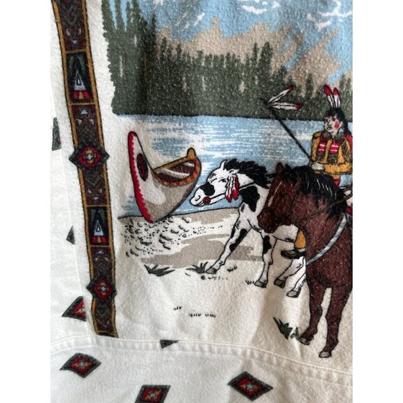 Woolrich Native American Long Sleeve Button Up Large Women’s used Cotton - Picture 9 of 16